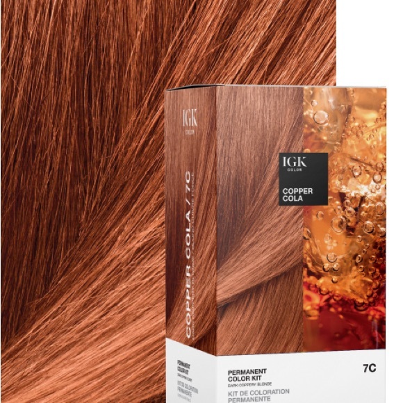 3 for $30 IGK Copper Cola Permanent Hair Color Kit - Picture 1 of 4